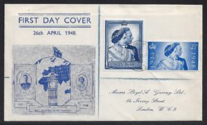 KGVI 1948 Silver Wedding First Day Cover