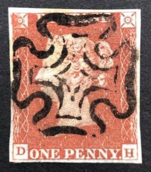 QV sg8a 1d red-brown (D-A) Plate 38