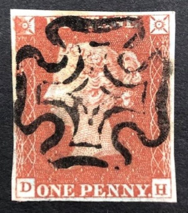 QV sg8a 1d red-brown (D-A) Plate 38