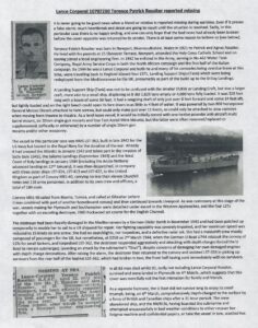 Lance corporal Terrence Rossiter