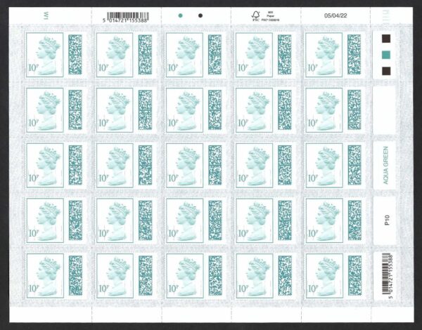 100 x 10p