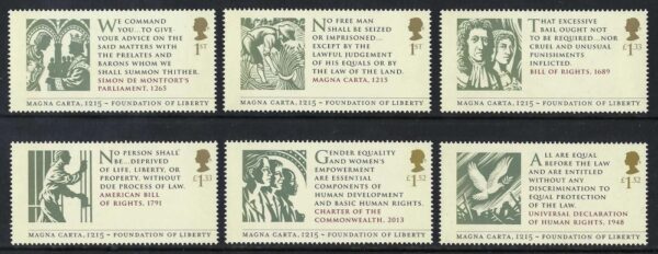 QEII 2015 Magna Carta - unmounted mint