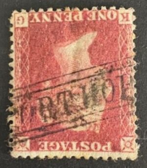 QV 1d red tied with fine PORT HOPETON cancel