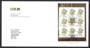 2000 DX24 booklet pane SG 2124dl First Day Cover