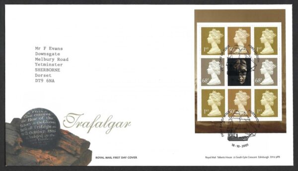 2005 DX35 bookle SGt pane 1668q First Day Cover