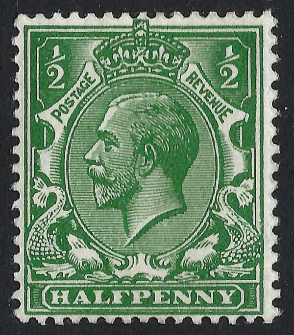 KGV sg351-56 Spec N14(5) ½d Very deep green