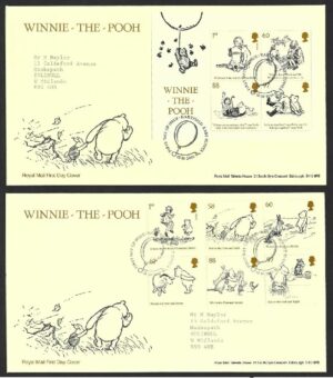 2010 Winnie-the-Pooh First Day Covers