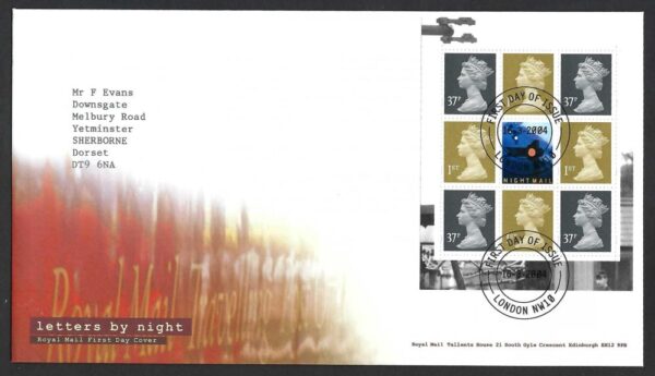 2004 DX32 booklet pane SG 1668o First Day Cover