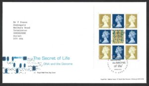 2003 DX30 booklet pane SG 1668m First Day Cover