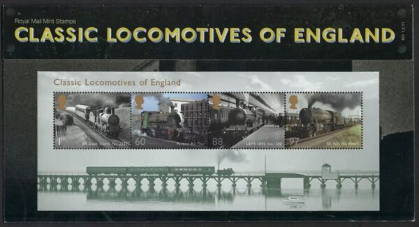 2011 Classic Locomotives of England Presentation Pack