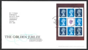 2002 DX28 booklet pane SG 1664n First Day Cover