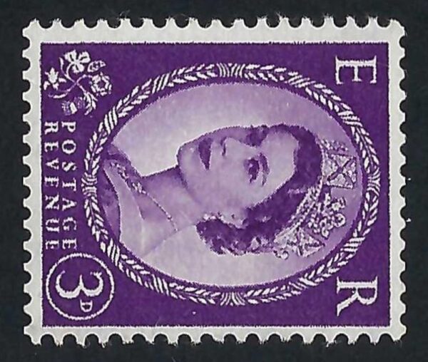 QEII sg545b 3d lilac (wmk sideways) unmounted mint