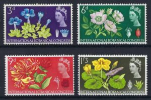 QEII 1964 Botanical Congress phosphor set – unmounted mint